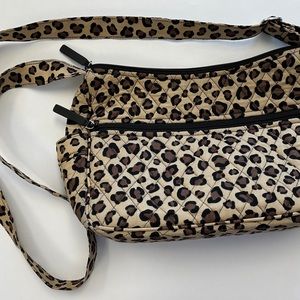 Iconic On the Go Crossbody bag Vera Bradley - Leopard Print